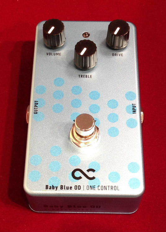 STOMP BOX STEALS: OVERDRIVE- ONE CONTROLBaby Blue OD/FUZZ